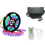 Dora Led WS2811 Argb Pixel Şerit LED 5m Ses ve Müzik Duyarli Wifi Çift Çıkışlı Kumandalı SP511+ADAPTÖR - 5 m - Renkli
