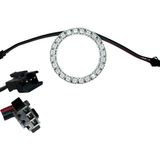 Dora Led WS2812B Matrix Dijital Yuvarlak Pixel LED 24 LED Halka Argb Magic LED Ayrı Ayrı Adresli Matrix Ekran 5V Dış Çap 73 mm İç Çap 54 mm
