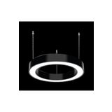 DORA LED Yuvarlak Lineer Aydınlatma Siyah Kasa Natural Beyaz Işık 100 Cm Simit Led Armatür