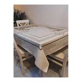 Dora Pano Elyaf Tabanlı Pvc Muşamba - Desenli Silinebilir 120 X 155 Hazır Masa Örtüsü