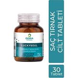 Dora Pharma Luckysoul Biotin Keratin 30 Tablet Saç Tırnak Cilt İçin Vitamin ve Mineral Desteği