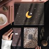 Dora Shopping A4 Haftalık ve Günlük 3’lü Masaüstü Süresiz Planlayıcı Set – Leopar - Standart