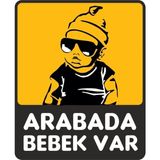 Dora Shopping Arabada Bebek Var Sticker 17CM - Standart - Çok Renkli