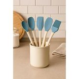 Dora Shopping Ckm Silikon 5li Silikon Spatula Kaşık Fırça Seti Mutfak Gereçleri Set Turkuaz - Standart