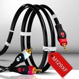 Dora Shopping M129XF Rca Kablosu/1.5 Metre-A+Kalite-3.5mm/aux Ses Kablosu-2rca Ses Kablosu-Ses Sistemi Uyumlu - Çok Renkli