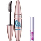 Dora Shopping Maybelline New York Lash Sensational Yelpaze Etkili Suya Dayanıklı Siyah Maskara 9.4 ml Mini Falsi