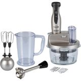 Dora Shopping Powelix Activflow Expert 4 Bıçaklı 1500 Watt Cam Hazneli Blender Seti - Gümüş