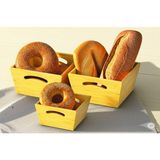 Dora Shopping Premium Sofra Serisi Bambu 3'lü Set Ekmeklik - Standart