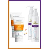Doragold Lazer Epilasyon Sonrası Nemlendirici Krem 2’li + 50 Spf Leke Karşıtı Çok Yönlü Yüz Güneş Kremi 2’li