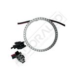 Doraled WS2812B ARGB Magic Matrix Ekran 5V Dijital Yuvarlak Pixel 45 Led Halka 120 x 100 MM