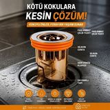 Dorasan Gider Kokusu ve Böcek Önleyici Gider Kapağı, Duş ve Lavabo Için Geri Akış Önleyici Plastik Yer Süzgeci Kapağı - Çok Renkli
