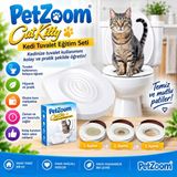 Dorasan Petzoom Citi Kitty Kedi Tuvalet Eğitim Seti – Kedi Klozete Alıştırma Aparatı
