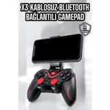 Dorasan X3 Gamepad Oyun Kolu Bluetooth Bağlantılı Gamestick Android Uyumlu