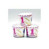 dorashopping 1 Yaş Pembe Cupcake (pasta Süsleme) Kabı (25 Adet)