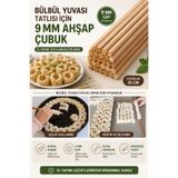 DORAX 9 mm İnce Özel Burma ve Bülbül Yuvası Oklava