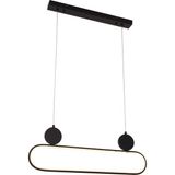 Dorbien Kaykay Modern Avize LED 26W 80x10cm Alüminyum Profil Siyah Dorbien-EV-10381-BSY - Eskitme