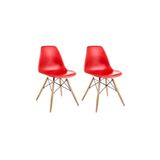 Dorcia Home Eames Mona Kırmızı Sandalye 2 Adet