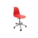 Dorcia Home Ofis Sandalyesi Çalışma Koltuğu Ofis Koltuğu Kırmızı