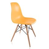 Dorcia Home Sarı Eames Sandalye Cafe Balkon Mutfak Sandalyesi