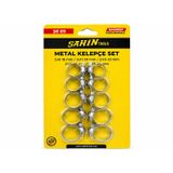 DORDOİ Şahin 10 Parça Metal Kelepçe Seti Paslanmaz Hortum Kelepçesi 18-27 mm Ayarlanabilir Sıkma Kelepçesi SHT-019
