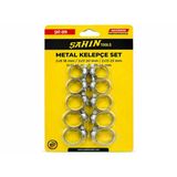 DORDOİ Şahin 10 Parça Metal Kelepçe Seti Paslanmaz Hortum Kelepçesi 18-27 mm Ayarlanabilir Sıkma Kelepçesi SHT-019