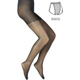Dore Fit 15 Külotlu Kadın Çorap - Büyük Beden - 2XL - Siyah