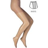 Dore Fit 15 Külotlu Kadın Çorap - Büyük Beden - XL - Ten
