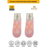 Dore Kadın Kaymaz Taban Pilates Yoga Dans Bale Kaydırmaz Çorap - Standart Beden 1 Çift Pink Pembe 36 - 42