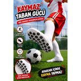 Dore Orijinal 1 Çift Çocuk Kaymaz Taban Ter Emici Futbol Maç Tozluk Halı Saha İçin Premium Çorap 33-39