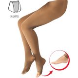 Dore Pratik Külotlu Kadın Çorap (Abdest Çorabı) - Büyük Beden - 2XL - Bronz
