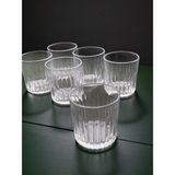 Dore Voir 6 Adet Cam Bardak/ Viski Bardağı Kesme Model- 300 ml