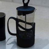 Dore Voir Cam Frenchpress Çay&kahve Presi -350 ML - Siyah - 350cc