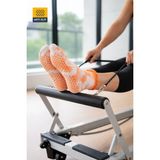 Dore Yazlık Yeni Sezon Yoga Sports Kaydırmaz Tabanlı Batik Model Pilates ve Yoga Çorabı 1 Çift Turuncu 36 - 42