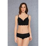 Doreanse 12432 Dolgusuz Bralet Kırmızı Kadın Sütyen Slip Külot Takım