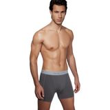 Doreanse 1780 Modal Çizgili Normal Paça Füme Erkek Boxer