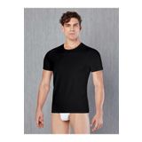 Doreanse 2531 Siyah Erkek Koton Kumaş T-Shirt