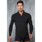 Doreanse Erkek Çift Etkili Ekstra Viloft Termal Içlik Sweatshirt - Siyah