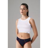 Doreanse Kadın Kaşkorse Pamuklu Crop Atlet - XL - Siyah