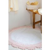 Doreen %100 Pamuk Banyo Paspası Pembe 90x90