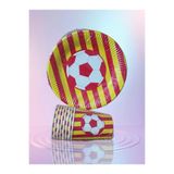 doref Sarı Kırmızı Doğum Günü Tabak & Bardak Seti(GALATASARAY)