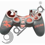Doreka Ps4 Dualshock Joystick Koruyucu Silikon Kılıf Spider-Man Desenli - Siyah - Kırmızı