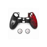Doreka PS4 Dualshock sıpıder man Koruyucu Silikon Kılıf ve Analog koruyucu