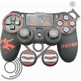 Doreka Ps4 Dualshock Spider-Man Koruyucu Silikon Kılıf ve Analog Korucusu - Gri