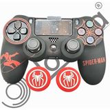 Doreka Ps4 Dualshock Spider-Man Koruyucu Silikon Kılıf ve Analog Korucusu - Kamuflaj Yeşil