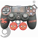 Doreka Ps4 Dualshock Spider-Man Koruyucu Silikon Kılıf ve Analog Korucusu - Siyah