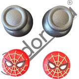 Doreka Ps4 Dualshock Uyumlu 2 Adet Analog Joystick Başlığı + 2 Adet Desenli Koruyucu Set - Gold