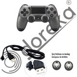 Doreka Ps4 Dualshock V2 Titreşimli Kol ve 2 Adet Analog Koruyucu - Füme