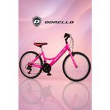 Dorello 24 Jant Pembe Bisiklet 2440 Model Kız Çocuk Bisikleti 8 Yaş 9 Yaş 10 Yaş