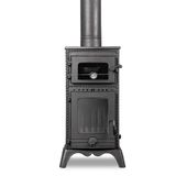 Dorello 3 Tarafı Camlı Fırınlı Pik Döküm Soba DRL-054