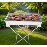 Dorello Ayaklı Mangal – Dayanıklı ve Pratik Barbekü Keyfi - Gri